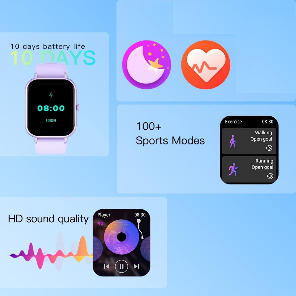 183 Full Touch Screen Smart Watch 100 Sport Modes